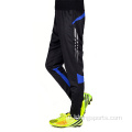 Pasadyang murang zipper bulsa polyester soccer mahabang pantalon